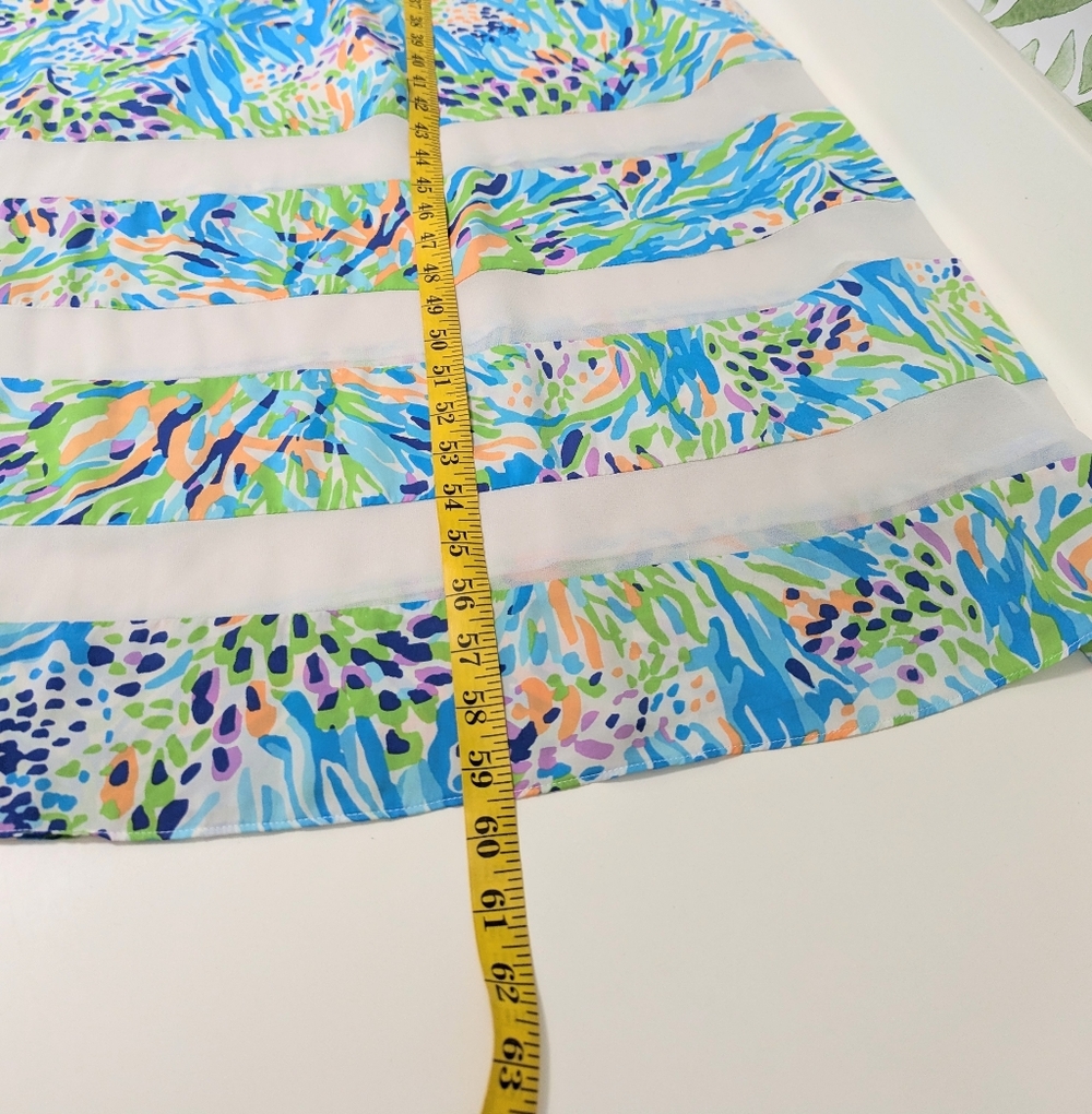 Lilly Pulitzer Deanna Maxi In Sea Soiree Dress XS - Picture 12 of 14